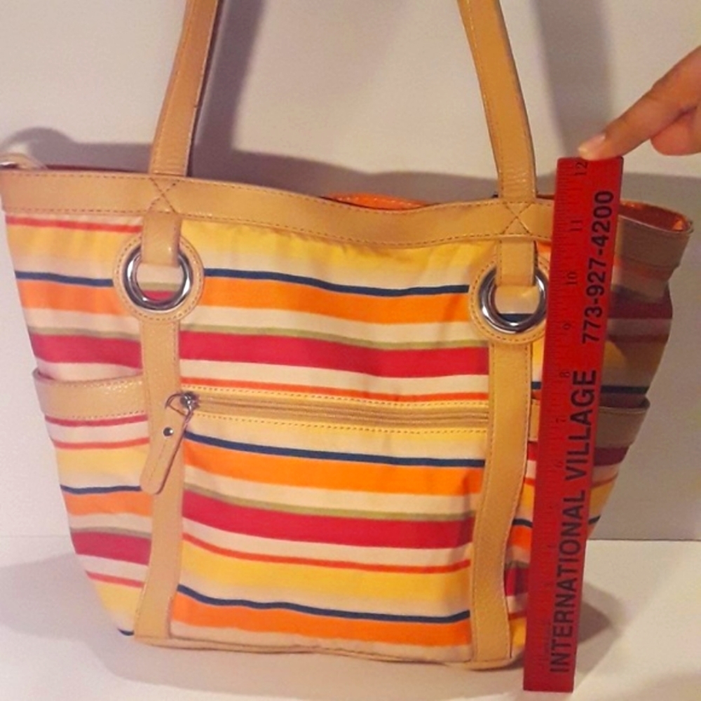 TYLER RODAN Stripped Tote - Picture 4 of 8